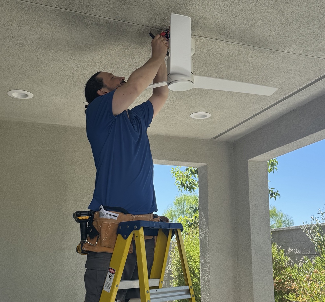 Installing ceiling fan - Ultra Home Repair
